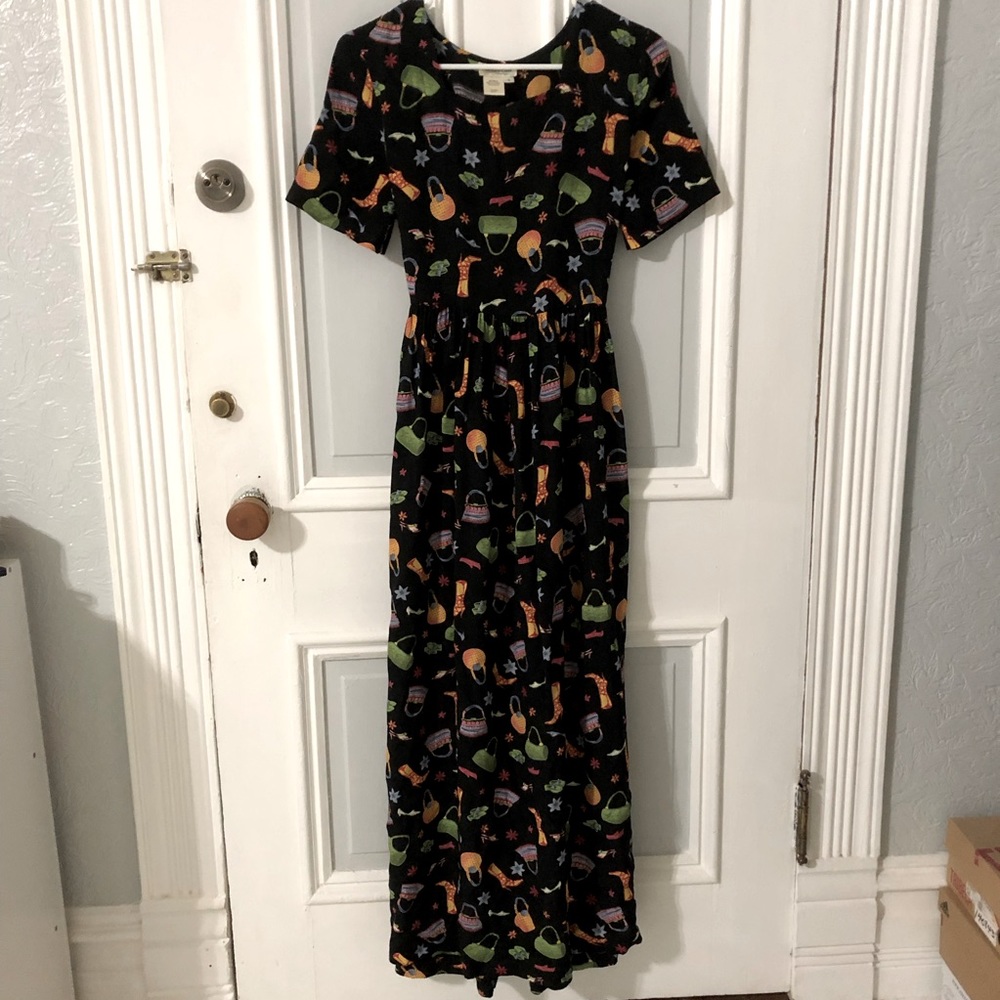 Vintage ColdWater Creek short sleeve dress size small